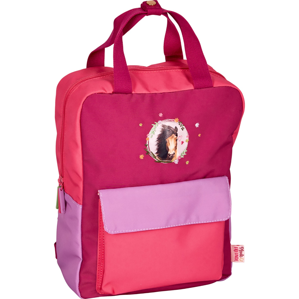 MOCHILA ROSA CABALLO