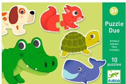 PUZZLE DUO ANIMALES