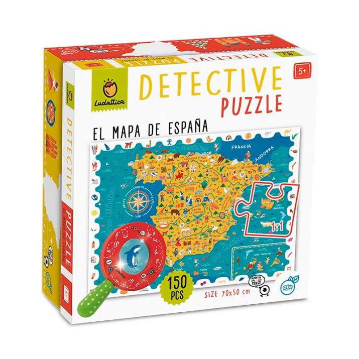 PUZZLE DETECTIVE MAPA DE ESPAÑA