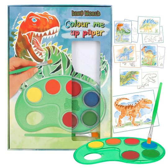 COLOUR ME UP PAPER DINO WORLD 