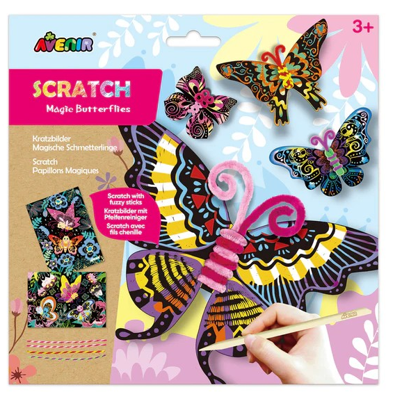 SCRATCH MAGIC BUTTERFLIES