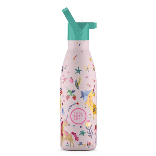 BOTELLA TÉRMICA FUNNY UNICORNS 350ML - COOL BOTTLES