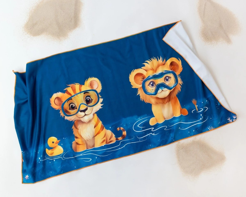 TOALLA AZUL MARINO LEÓN