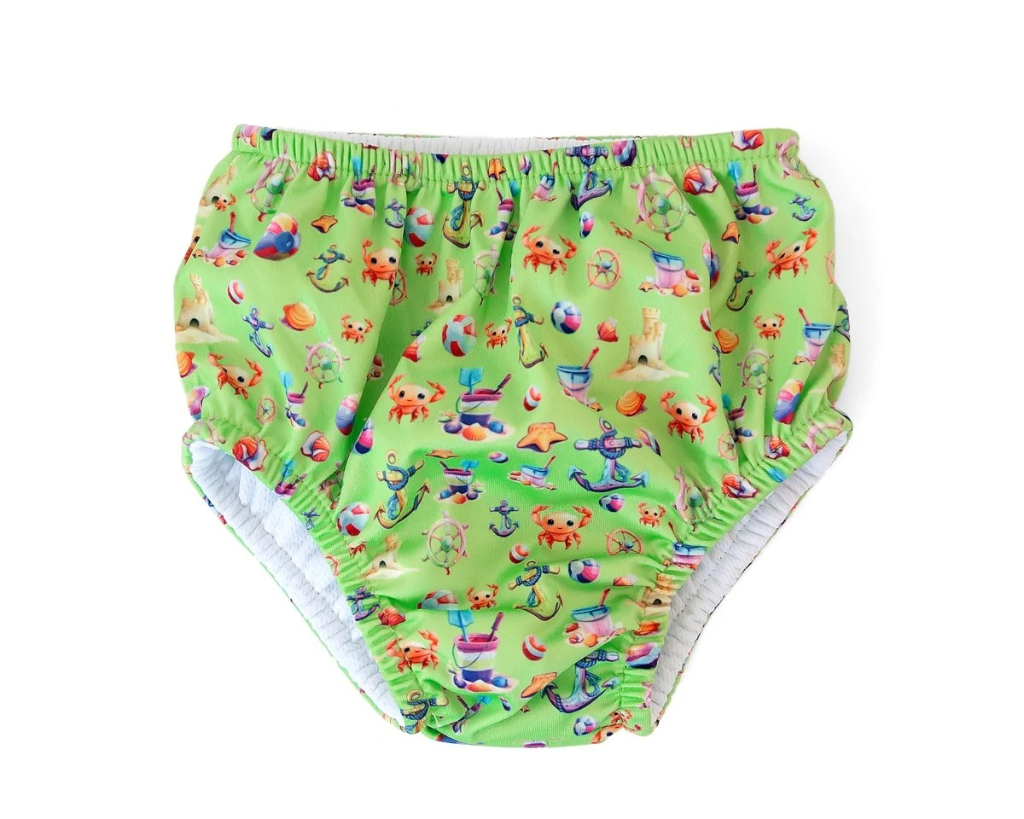 BAÑADOR KIOKIDS VERDE LIMA 12 MESES